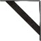 Ekena Millwork Traditional Steel Bracket, Antiqued Pewter 2"W x 16"D x 16"H BKTM02X16X16TRAPW - alternate 8